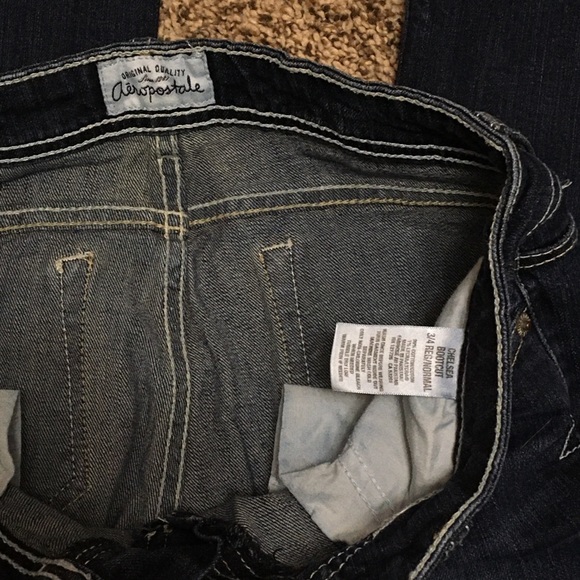 Aeropostale Chelsea boot cut jeans size 3/4 REG - Picture 3 of 3